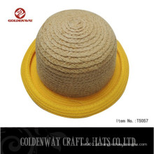 New Arrival Fashion Ladies Hat com Raffia Straw